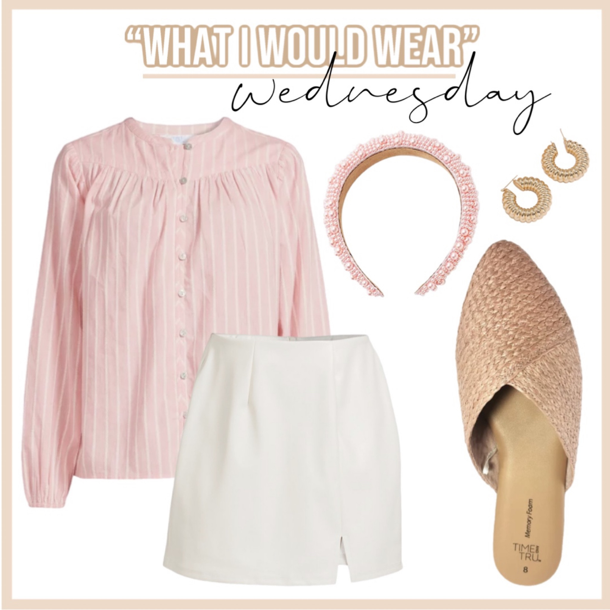 Spring outfit - faux leather skirt - Easter outfit - mules 

#LTKshoecrush #LTKFind #LTKSeasonal