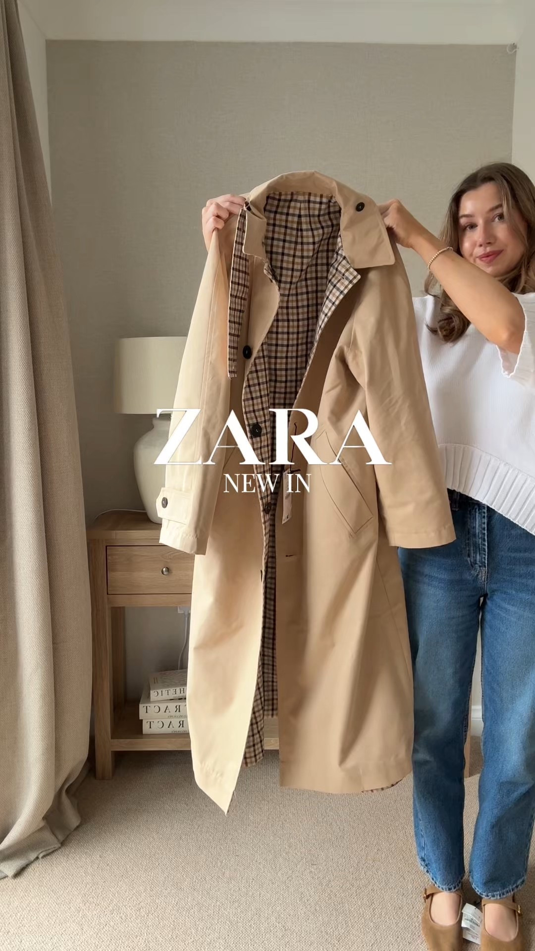 Zara new in🛍️ The reversible trench👏🏻👏🏻👏🏻 

#zara #zaranewin 
