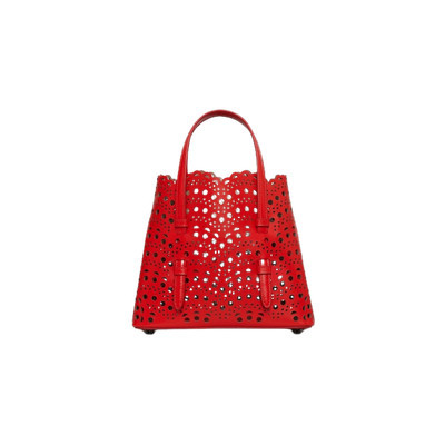 Alaia Mina 20 Bag in Vienne Wave Calfskin Red | eBay | eBay US