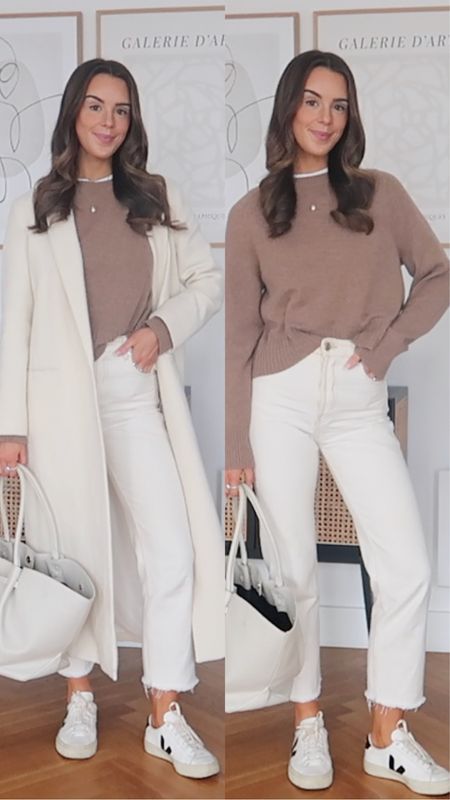Exact coat is Zara (8605/770)
Wearing size S in the jumper 🫶🏽

#LTKSpringSale #LTKstyletip #LTKSeasonal
