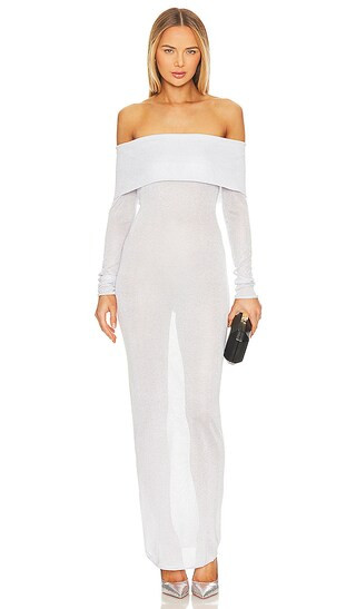 Asha Knit Dress in Ice | Revolve Clothing (Global)