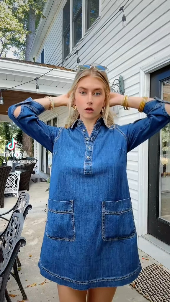 Denim Dress

#LTKFindsUnder100 #LTKWorkwear #LTKFindsUnder50