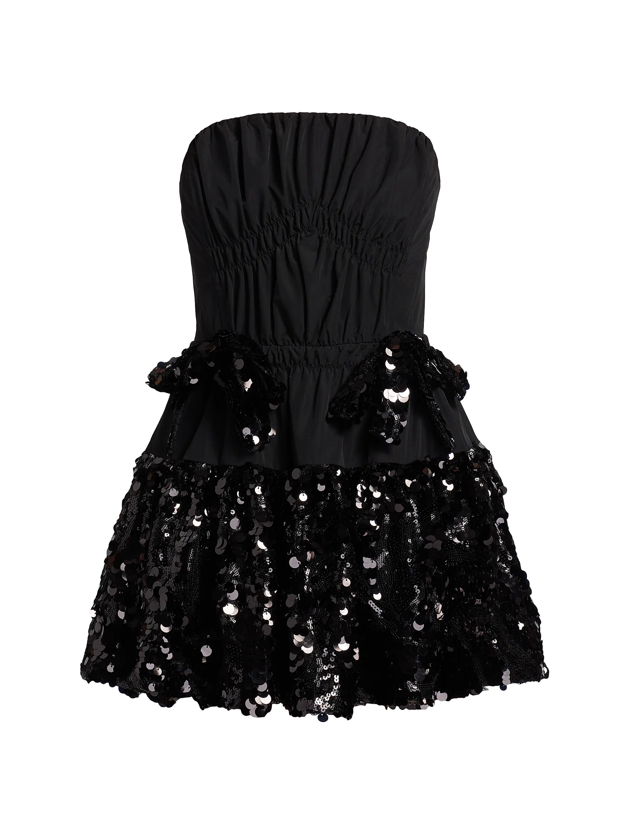 Kamilla Sequined Strapless Minidress | Saks Fifth Avenue