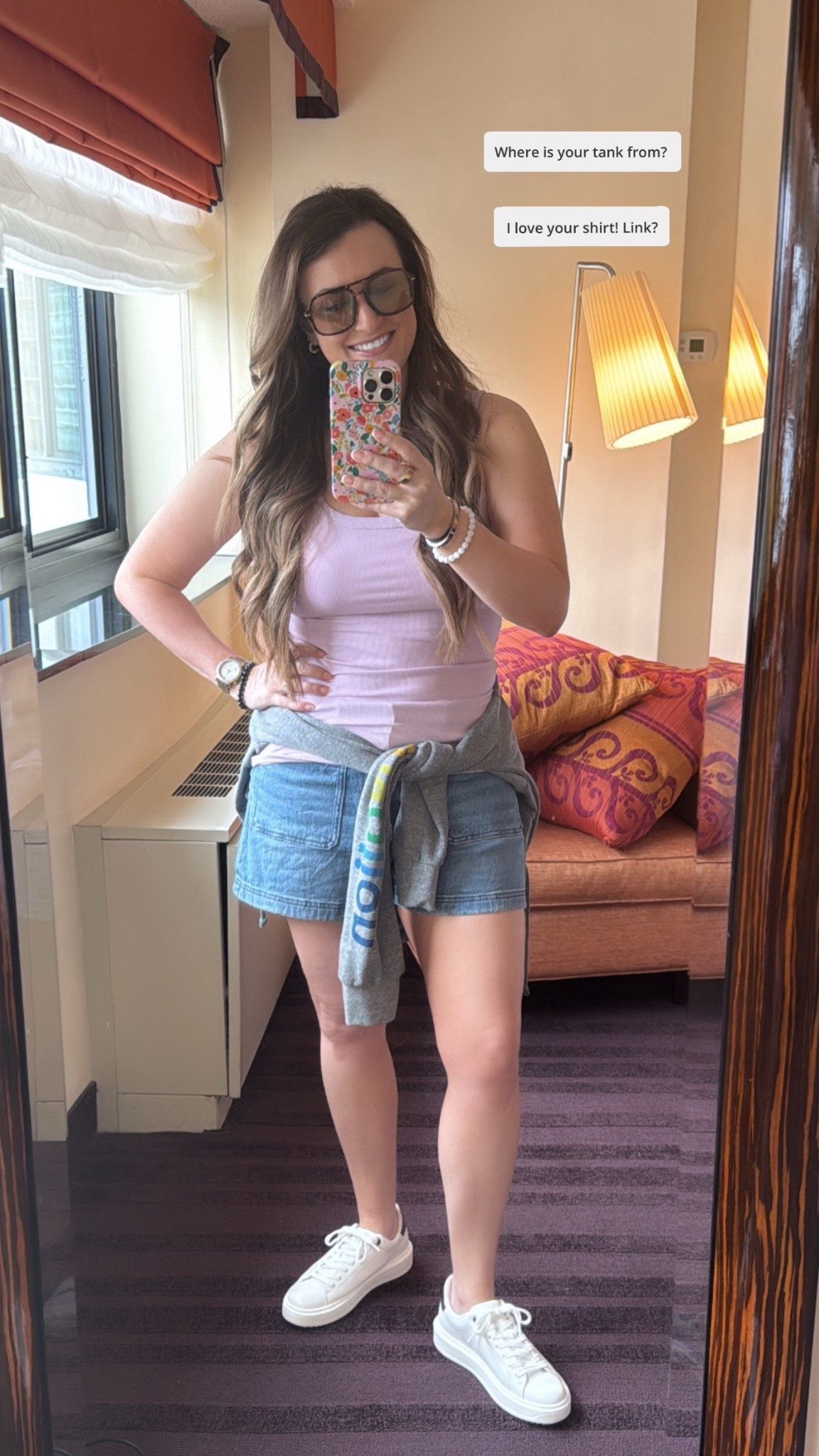 Took the boys to a baseball game here in DC for Father’s Day! Had some questions about my tank top so I’m linking everything! 

#LTKMidsize #LTKStyleTip #LTKSummerEdit