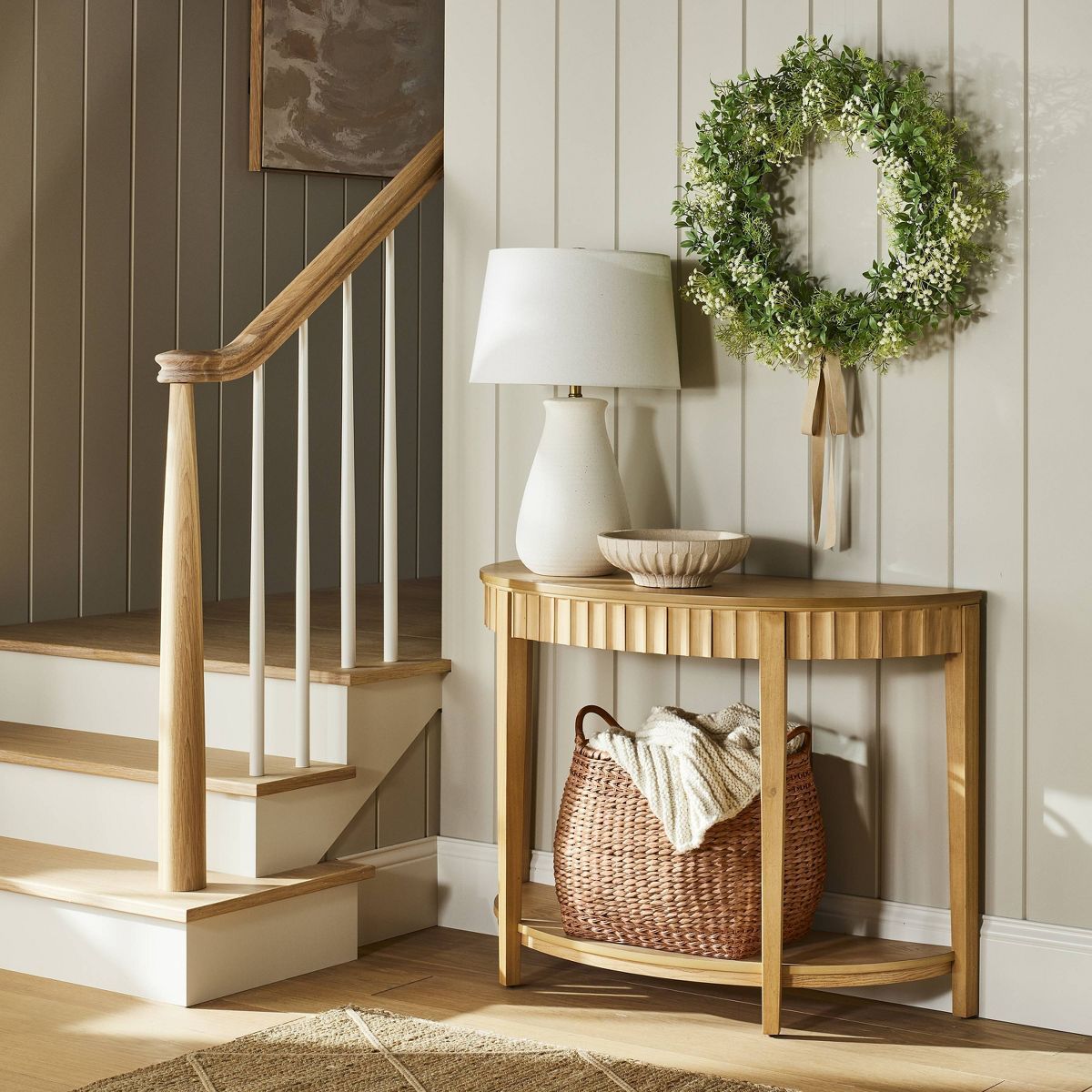 Small Woven Basket with Handles - Threshold™ designed with Studio McGee | Target