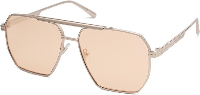 SOJOS Retro Oversized Square Polarized Sunglasses for Women and Men Vintage Shades UV400 Classic ... | Amazon (US)