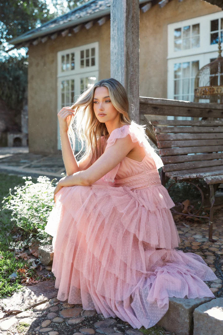 Belle Maxi Dress - Blush | Petal & Pup (US)