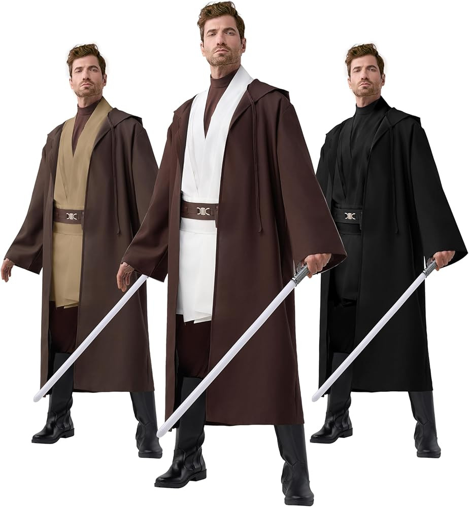 Spooktacular Creations Halloween Mens Tunic Hooded Cloak, Knight Costume Men, Tunic Hooded Robe w... | Amazon (US)