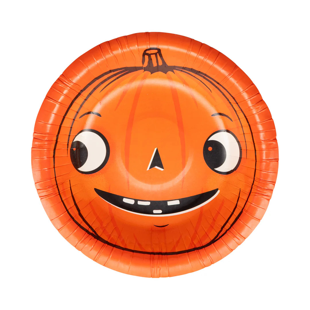 Vintage Pumpkin Paper Bowls | My Mind's Eye