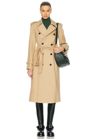 Burberry Trench Coat in Tan | FWRD 