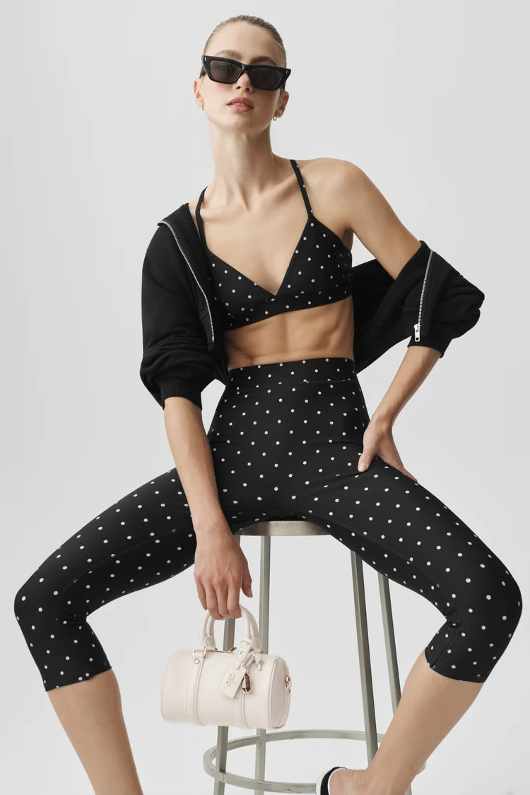 Airlift Polka Dot Splendor Bra | Alo Yoga