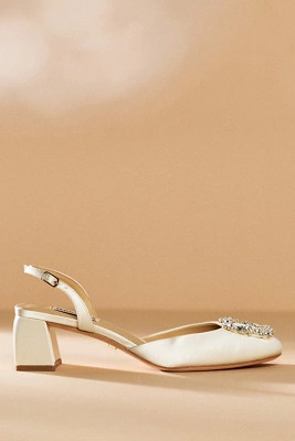 Badgley Mischka Vivia Slingback Heels | Anthropologie (US)