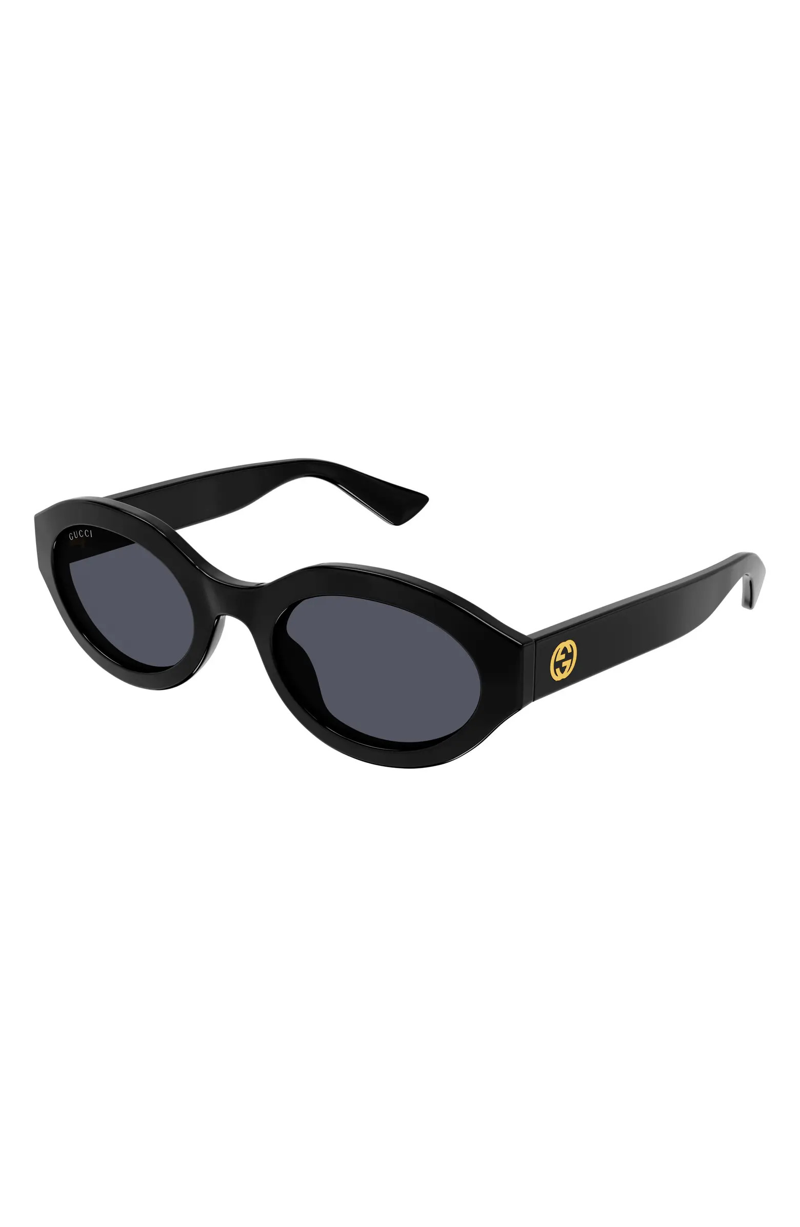 Gucci 53mm Small Oval Sunglasses | Nordstrom | Nordstrom