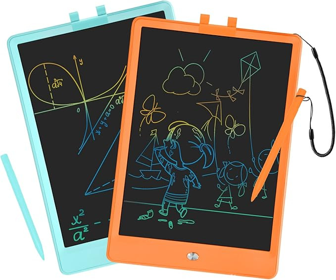 PYTTUR 2 Pack LCD Writing Tablet for Kids 10 Inch Colorful Doodle Board Drawing Pad for Kids Lear... | Amazon (US)
