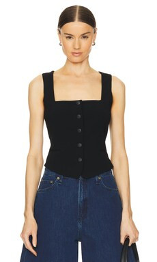 Rag & Bone Mariana Vest in Black from Revolve.com | Revolve Clothing (Global)