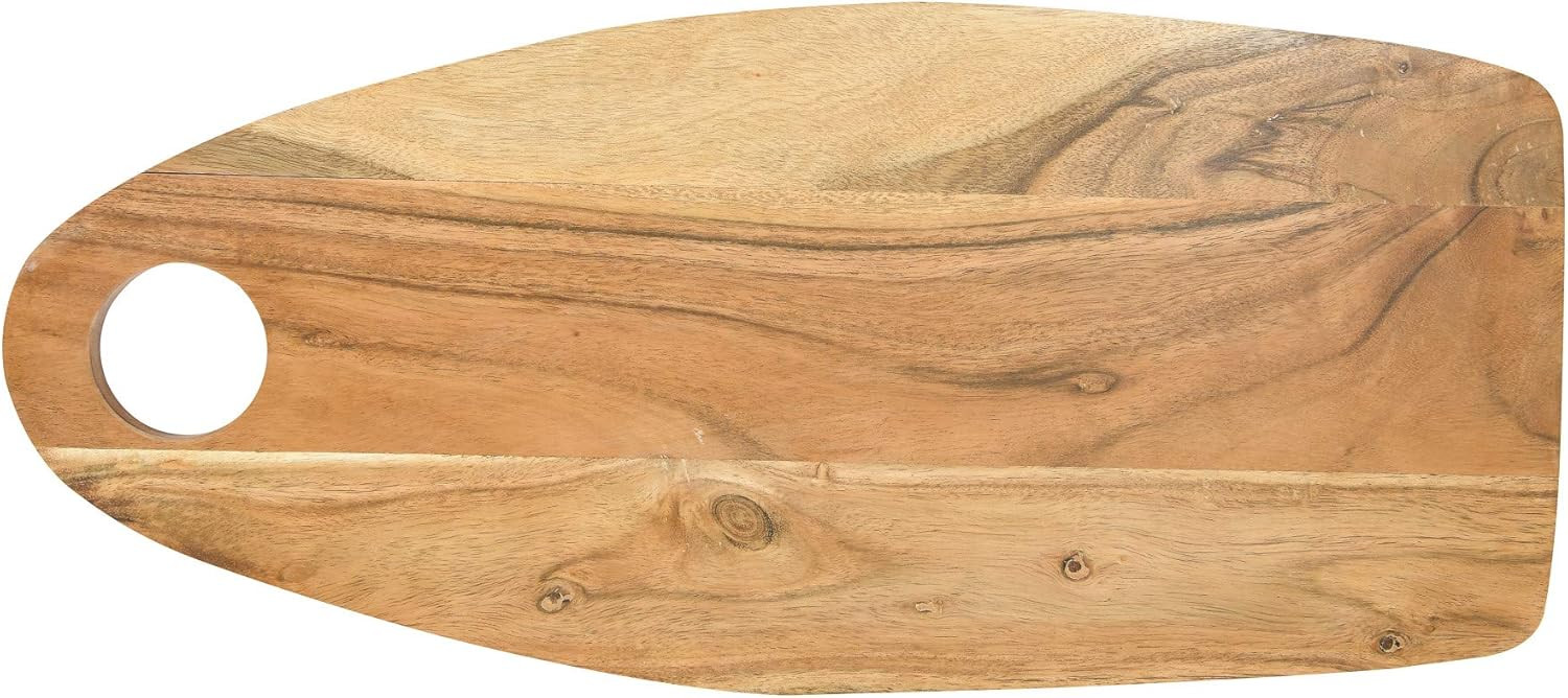 Bloomingville Acacia Wood Cheese Handle Cutting Board, Brown | Amazon (US)