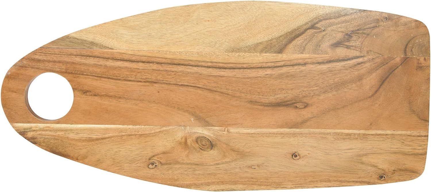 Bloomingville Acacia Wood Cheese Handle Cutting Board, Brown | Amazon (US)