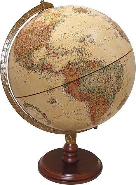 Replogle Lenox, 12"/30cm diameter Antique Style, Desktop Globe, Classic World Globe with up-to-da... | Amazon (US)