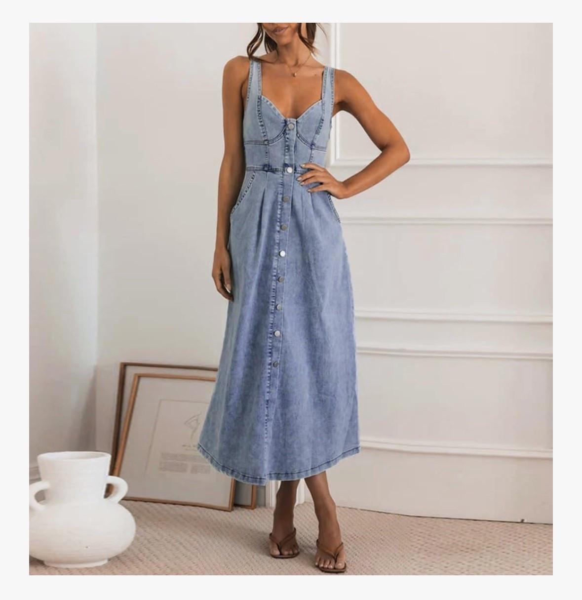 Denim dress

#LTKU #LTKActive #LTKOver40