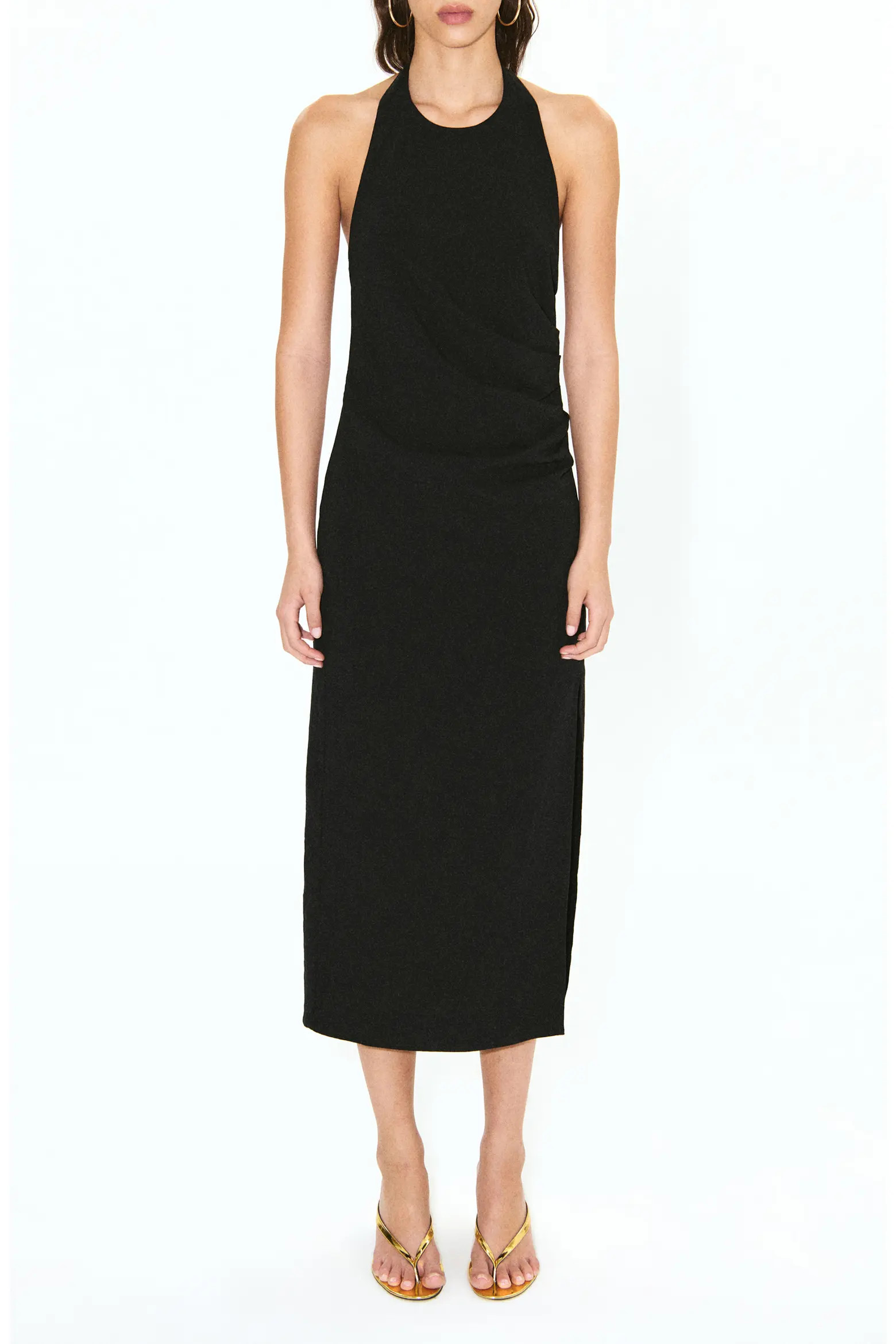 Starring Hailey Bieber Lola Halter Neck Dress (Women) | Nordstrom | Nordstrom