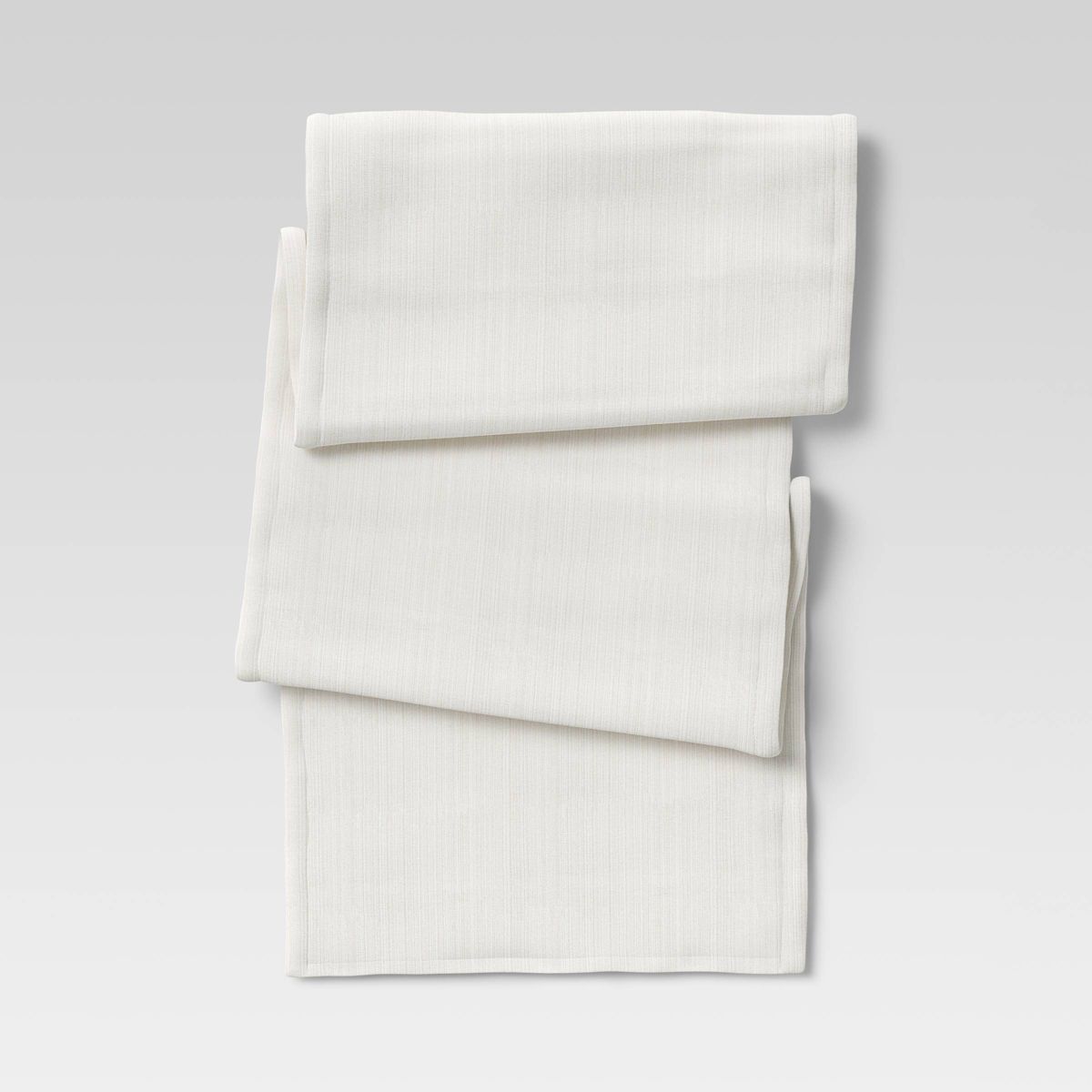 72" x 14" Cotton Solid Table Runner White - Threshold™ | Target