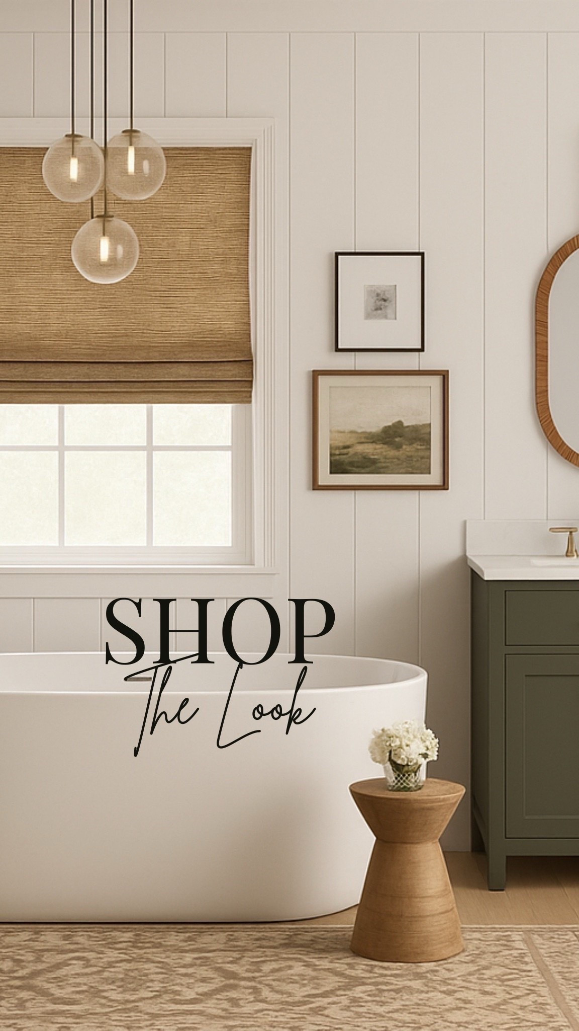 Use code: MENDEZMANOR for 27% off your Two Pages Curtains order! 

Two pages has a beautiful collection of woven Roman shades and fabric Roman shades. They have lovely fabric options and very nice quality. They even have options for cordless shades. 👏🏻

The vanity in this master bathroom design is so beautiful and functional. 

#LTKselfcare #LTKHome #LTKmomlife