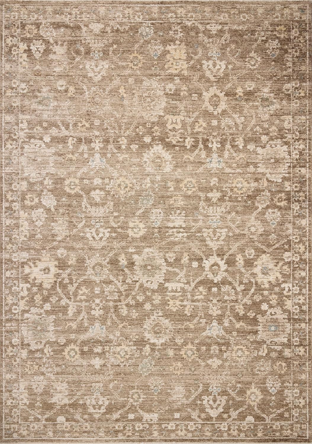 Loloi Chris Loves Julia Palma Collection PLM-09 Brown/Earth 7'-10" x 10' Fringe Area Rug Vintage ... | Amazon (US)