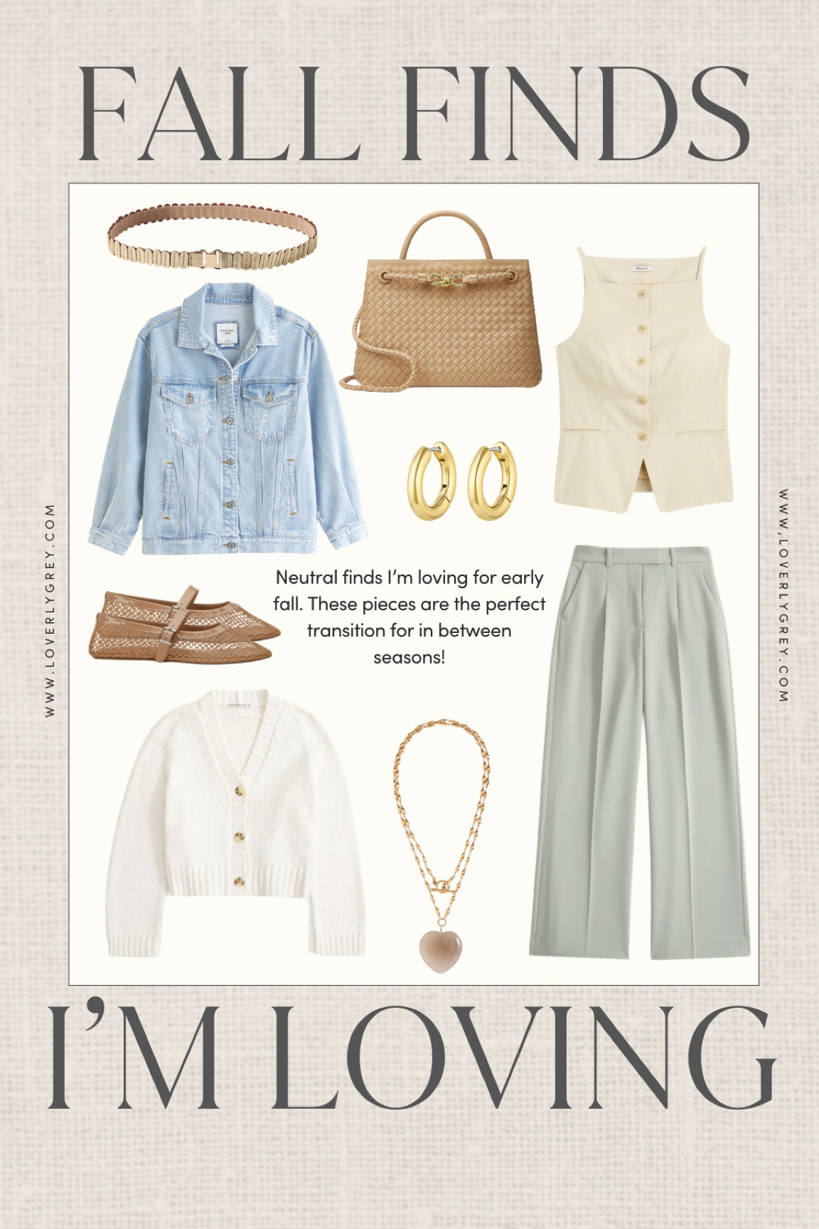 Fall finds I’m loving! The perfect neutrals that can be styled so many ways! Use code: AFLOVERLY on the Abercrombie pieces!

Loverly Grey, Abercrombie fall finds 

#LTKSeasonal #LTKStyleTip #LTKSaleAlert