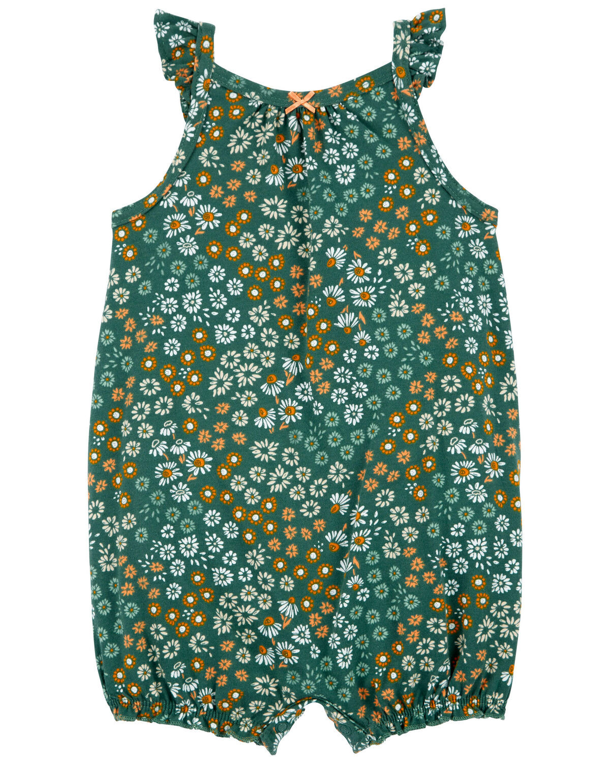 Green Baby Floral Cotton Romper | carters.com | Carter's