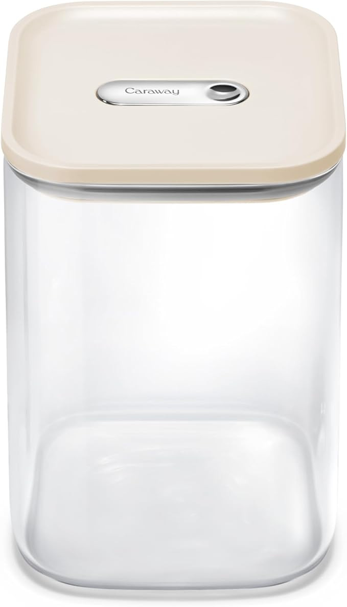 Caraway 4qt Glass Airtight Food Storage Container with Lid – Non-Toxic, BPA-Free Kitchen Storag... | Amazon (US)