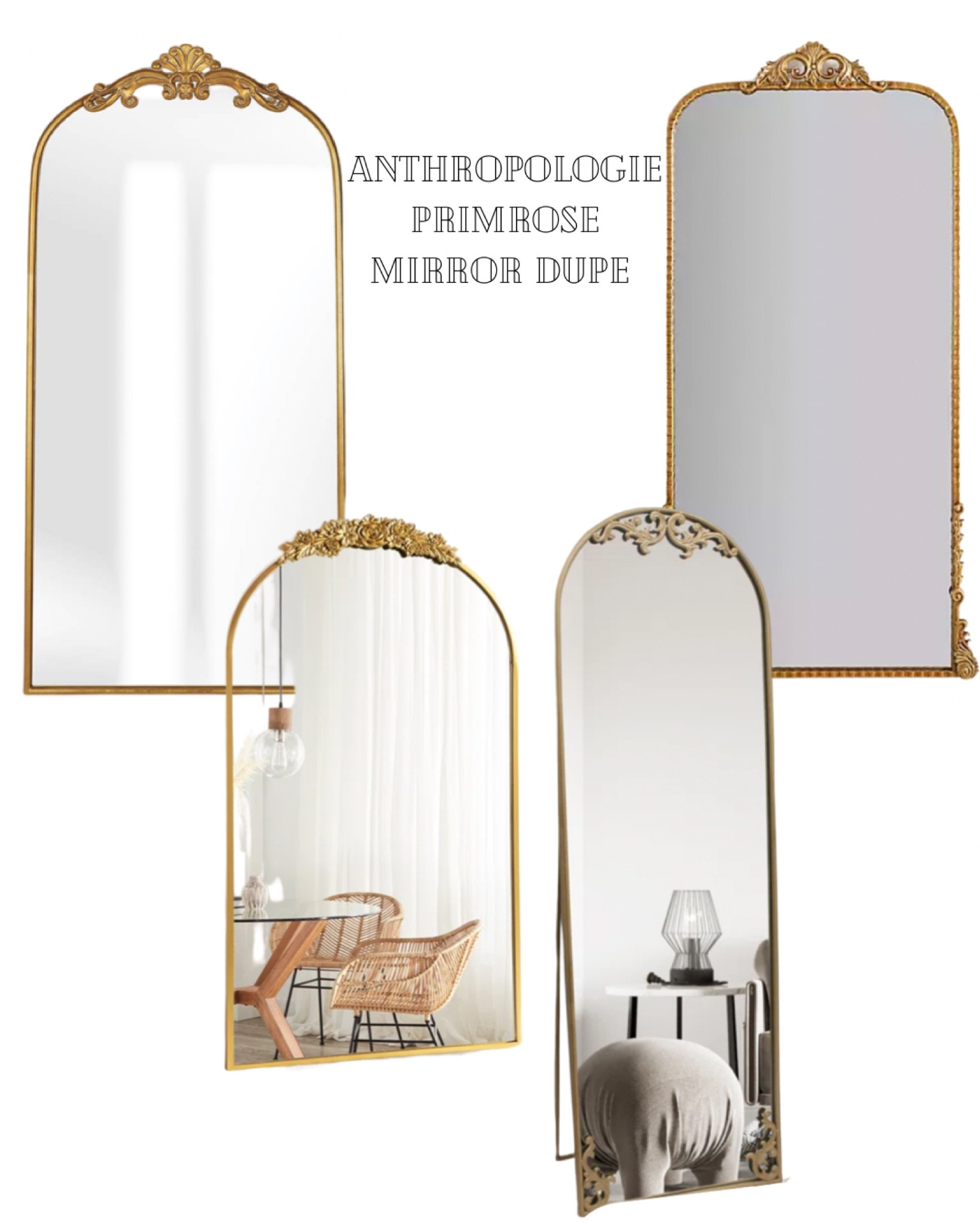 Anthro primrose mirror dupes! #dupes #anthrodupe #anthropology