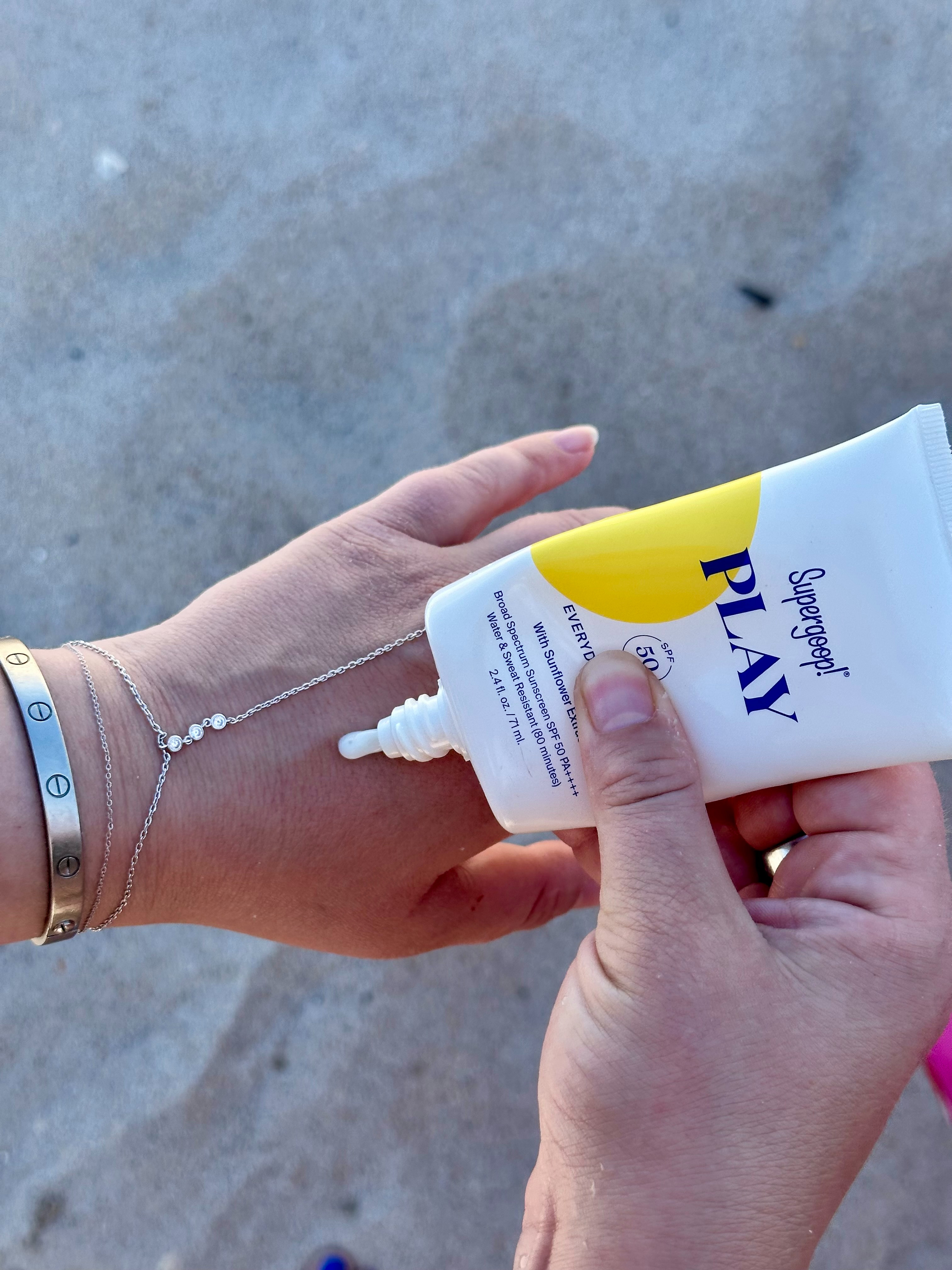 I will say that putting on sunscreen is a lot cuter with my new trendy ring hand chain bracelet from pavoi via amazon 

 #LTKSummerEdit #LTKFindsUnder50