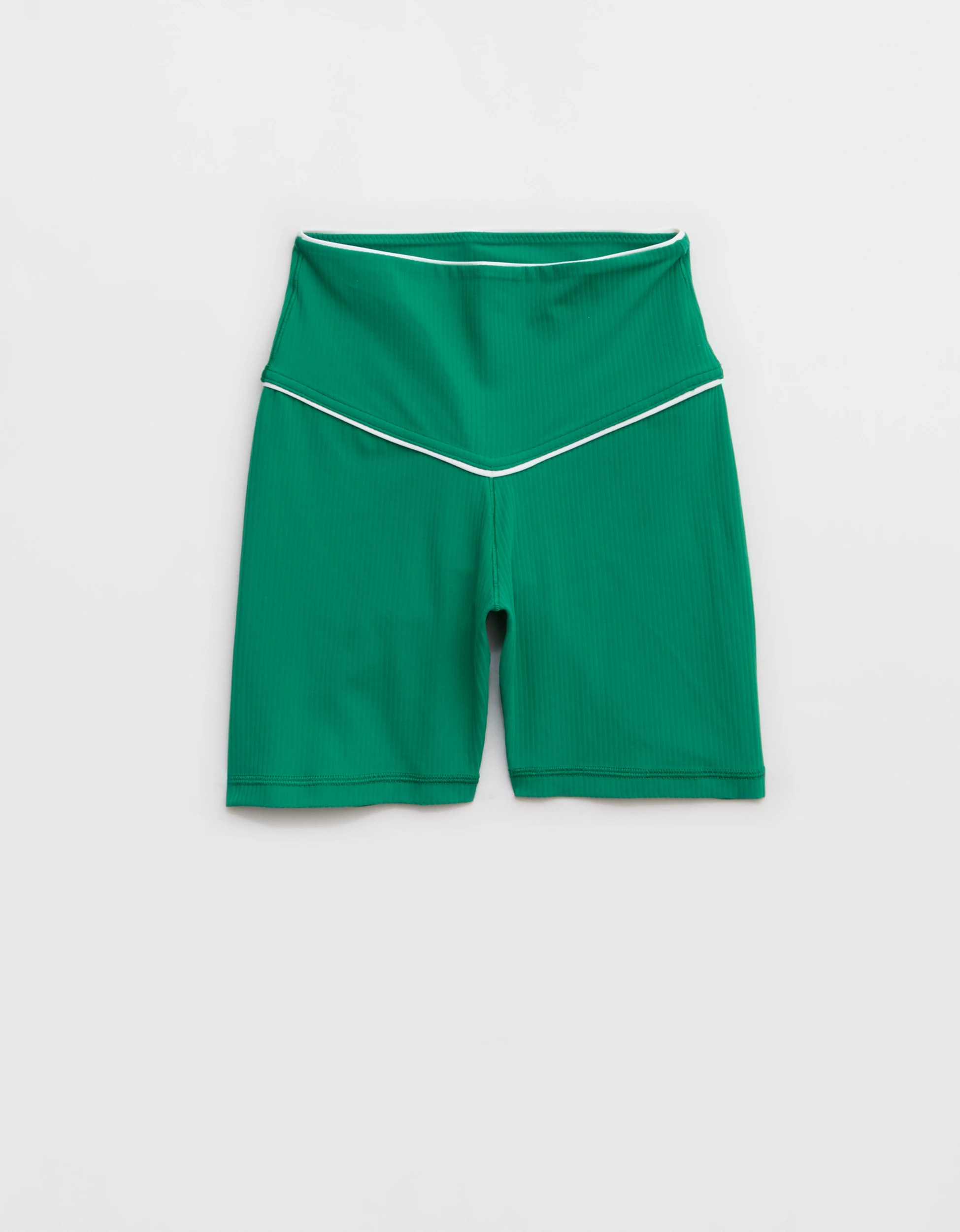 OFFLINE By Aerie Real Me XTRA High Waisted 5" Rib Piping Bike Short | Aerie