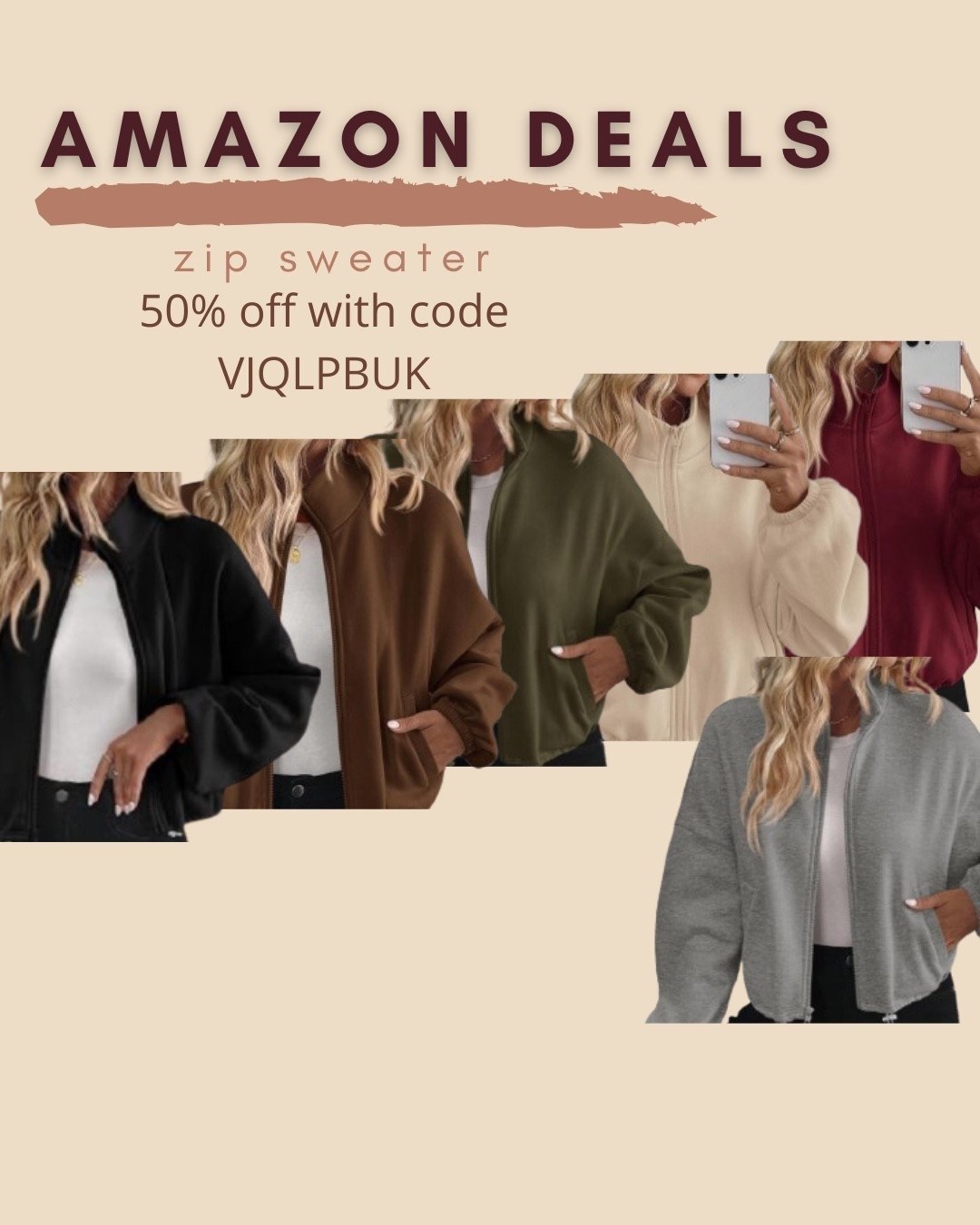 $19 ends 9/29

Amazon fashion
Amazon deals
Zip sweater
Comfy outfit

#LTKSaleAlert