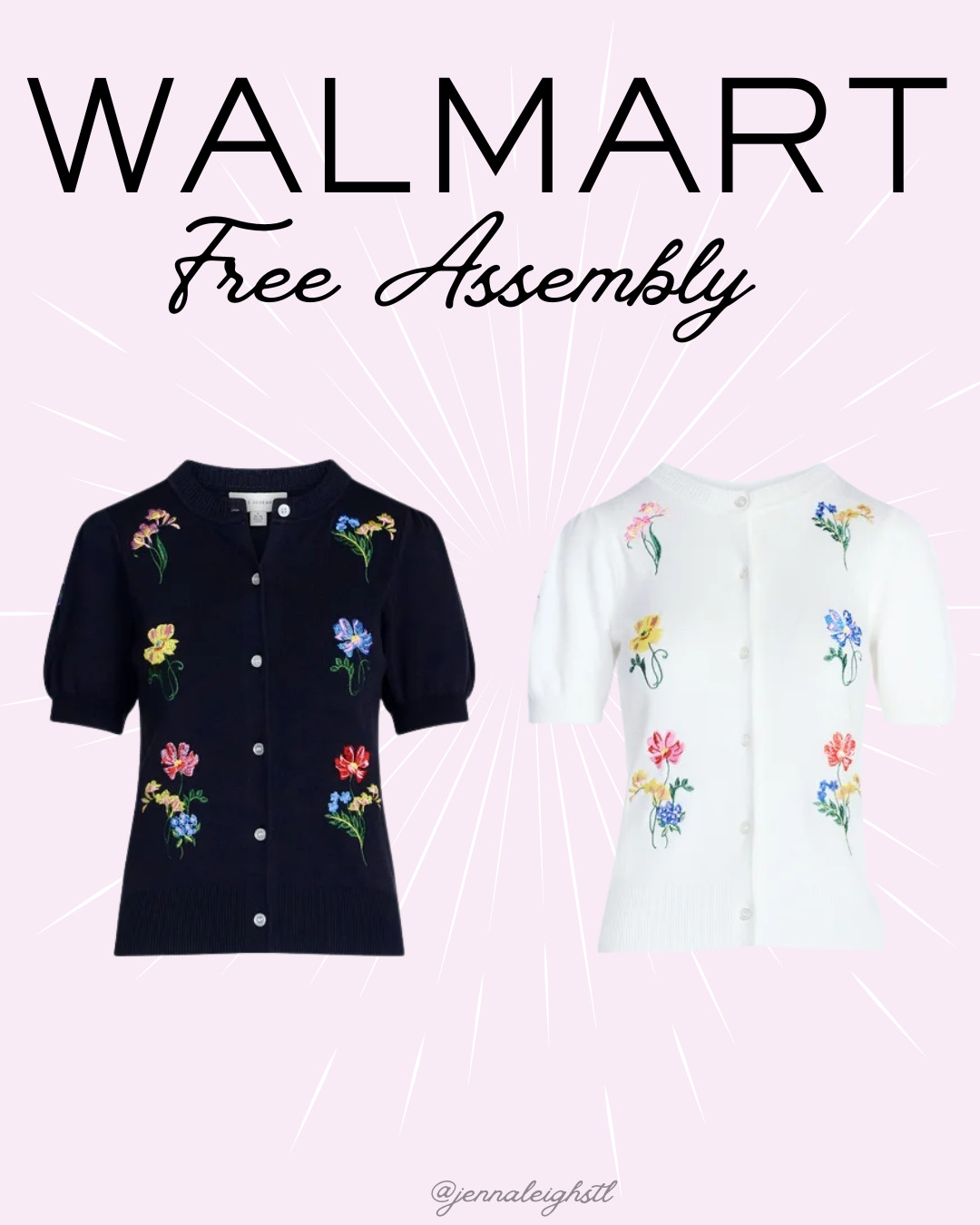Run, these Free Assembly embroidered cardigans from Walmart are back in stock in both colors. These sold out so quickly last time and the little embroidered details make them look so expensive. 

 #LTKootd #LTKMidsize #LTKWorkwear