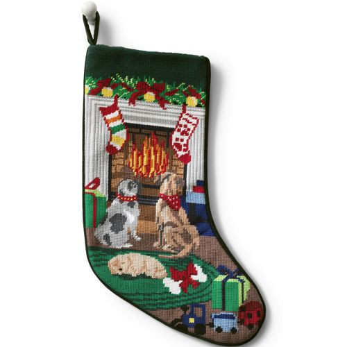 Needlepoint Personalized Christmas Stocking | Lands' End (US)