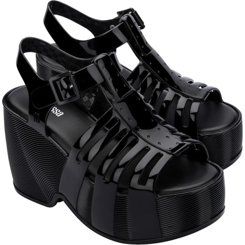 Melissa Station 79 Platform Sandal in Black at Nordstrom, Size 8 | Nordstrom