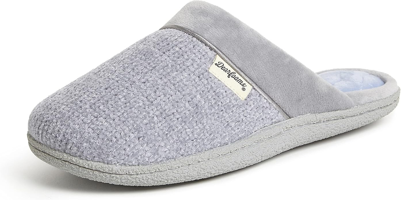 Dearfoams Women's Samantha Knit Closed Toe Scuff Slipper | Amazon (US)