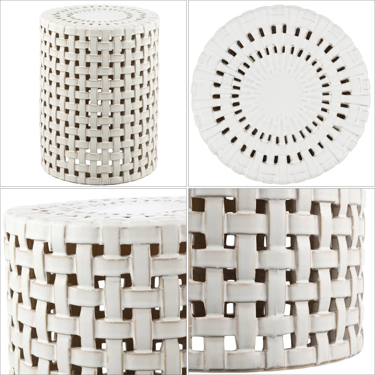 Gonde Ceramic Accent Stool | Wayfair North America