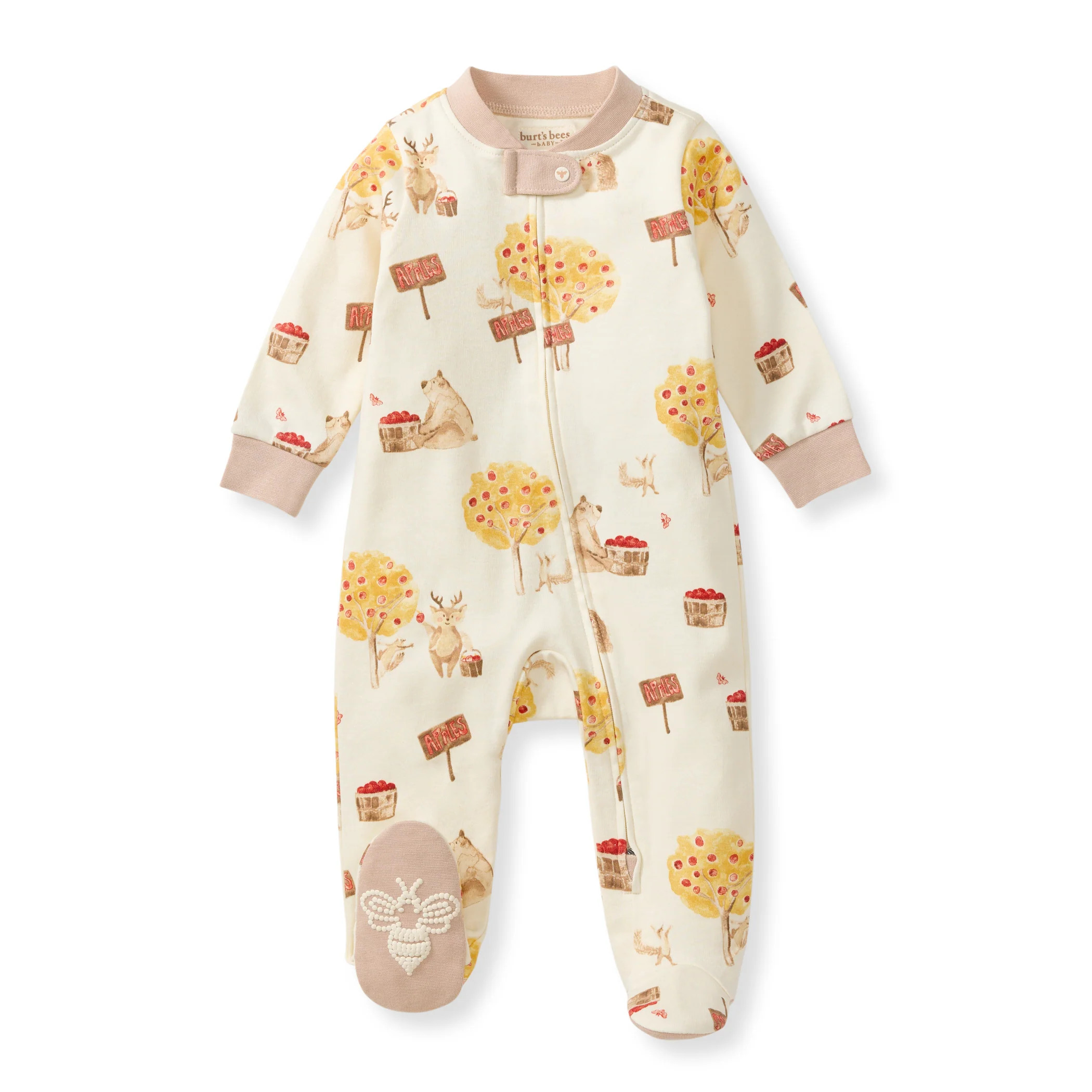 Apple Season Organic Cotton Sleep & Play | Burts Bees Baby