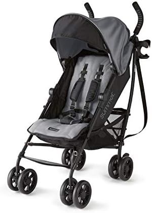Summer 3Dlite+ Convenience Stroller, Matte Gray - Lightweight Umbrella Stroller with Oversized Ca... | Amazon (US)