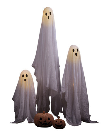 Outdoor Safe Oversized Fabric Led Ghosts | TJ Maxx
