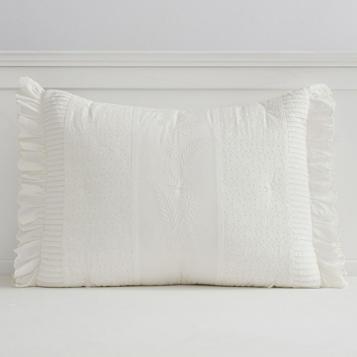 LoveShackFancy Eyelet Quilt | Pottery Barn Teen