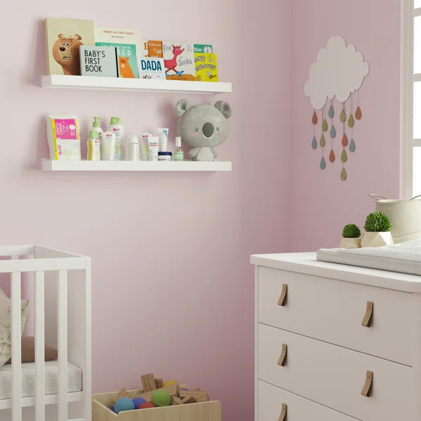 Isabelle & Max™ 1.6'' H X 31.5'' W Floating Shelf Kids Bookcase (Set of 2) | Wayfair North America