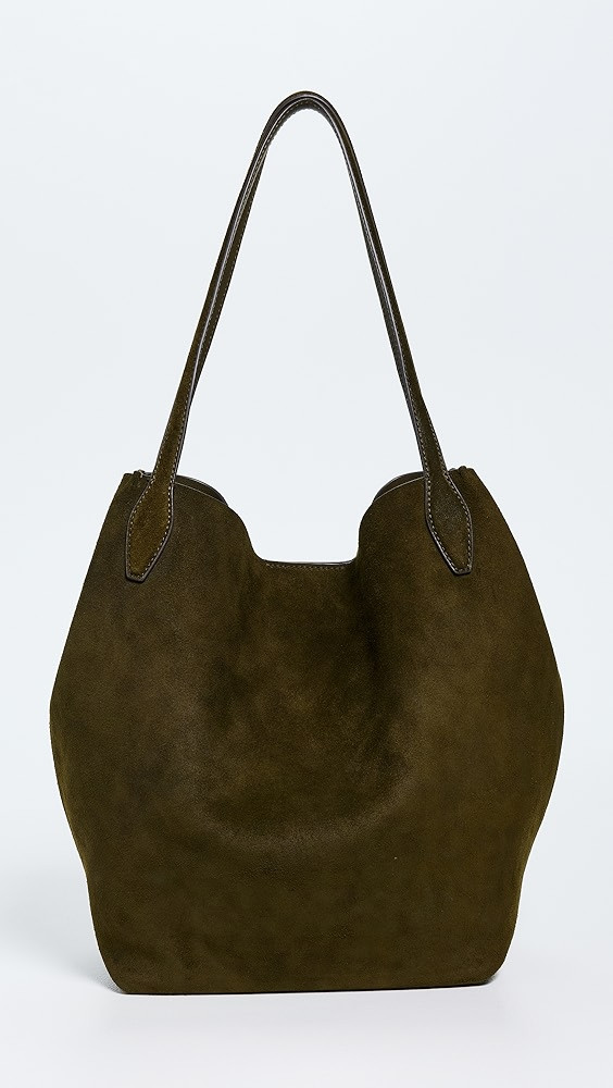 The Shopper Tote In Soft Grain Suede | Shopbop