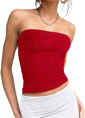 Sampeel Tube Tops for Women Summer Outfits Trendy 2024 | Amazon (US)