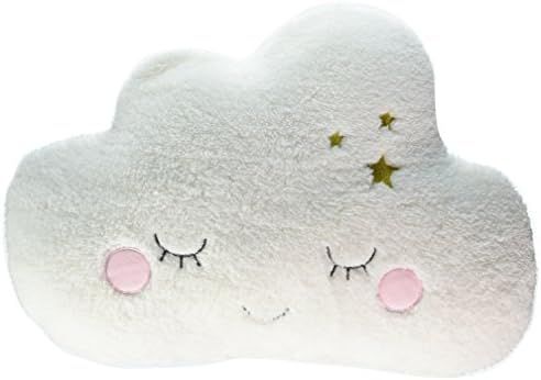 Little Love by NoJo Cloud Shaped Pillow, White | Amazon (US)