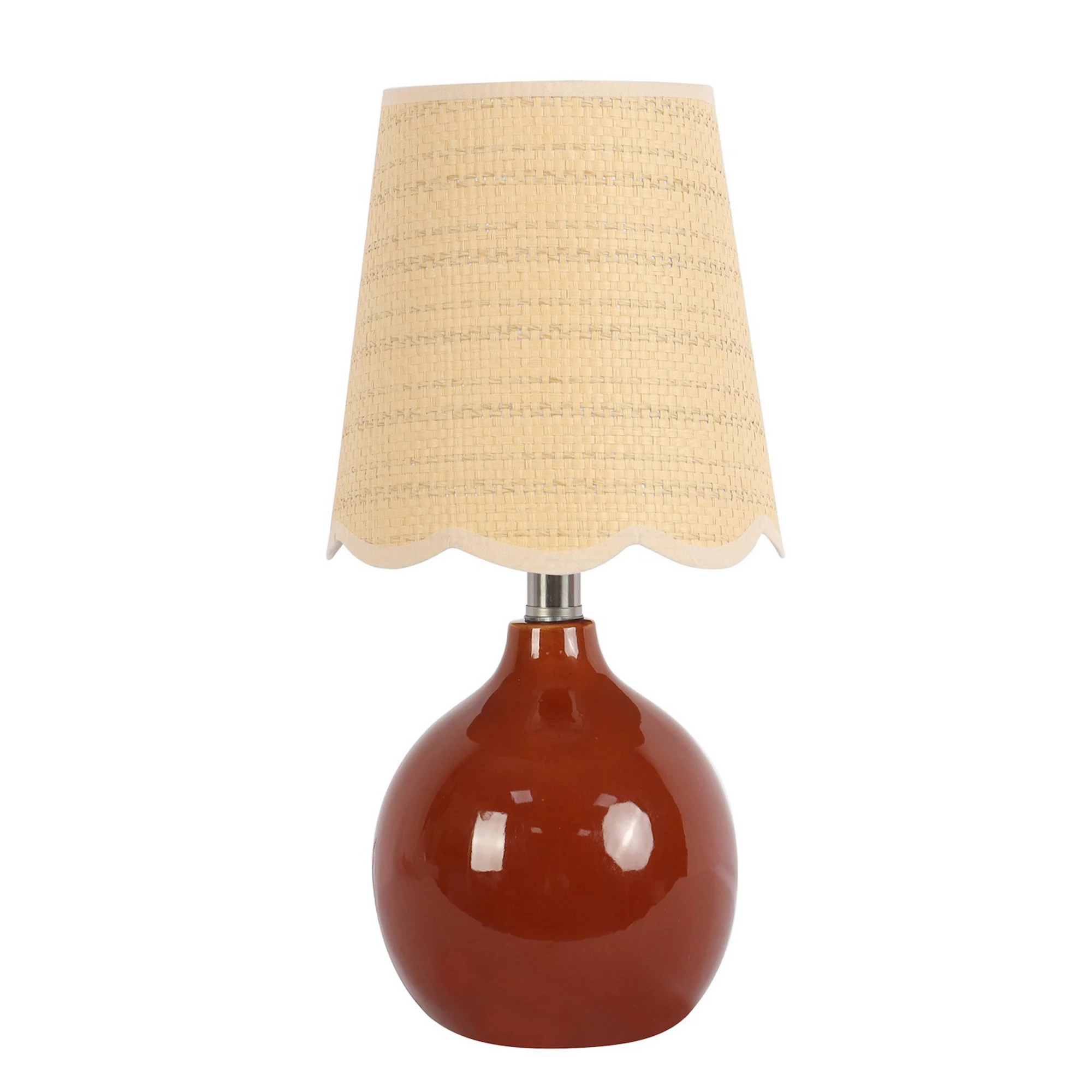 Scalloped Edge Shade Ceramic Accent Table Lamp | Kohl's