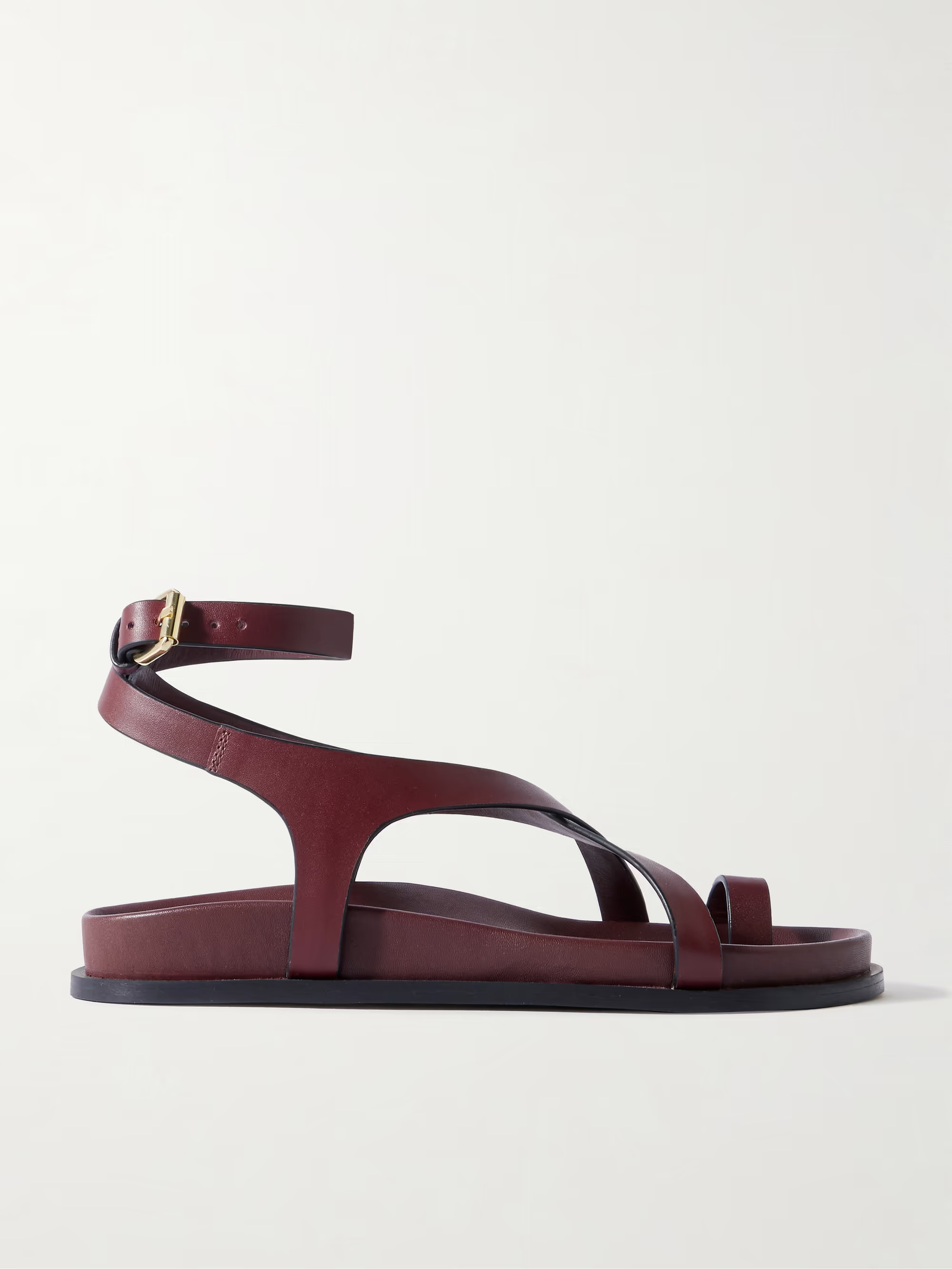Jalen Slim leather sandals | NET-A-PORTER APAC