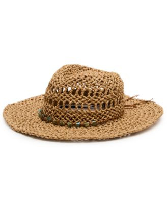 Steve Madden Beaded Trim Western Hat - Macy's | Macy's